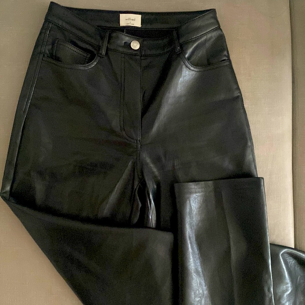 Aritzia Melina Faux Leather Pants